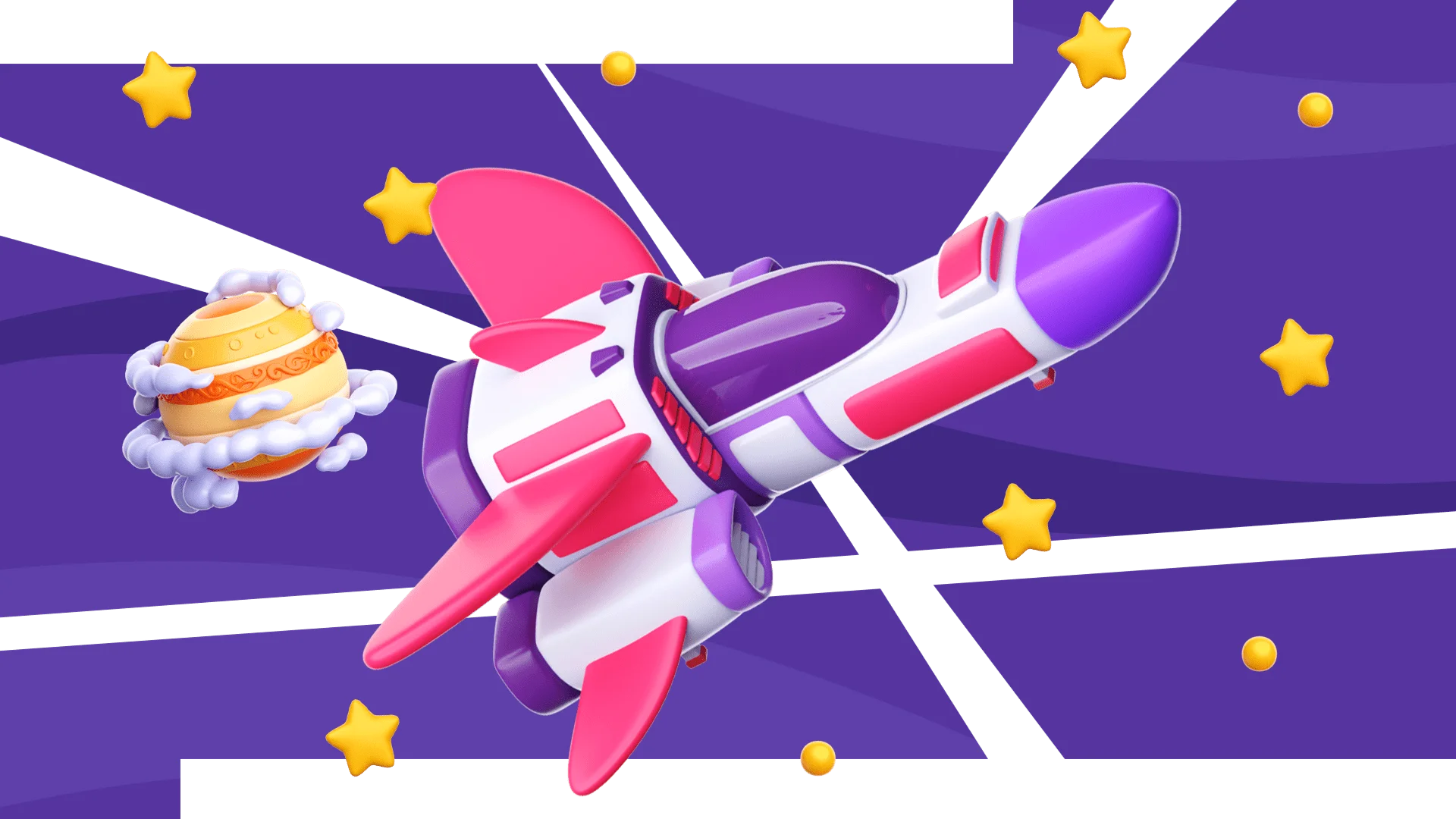 Rocket launching into space